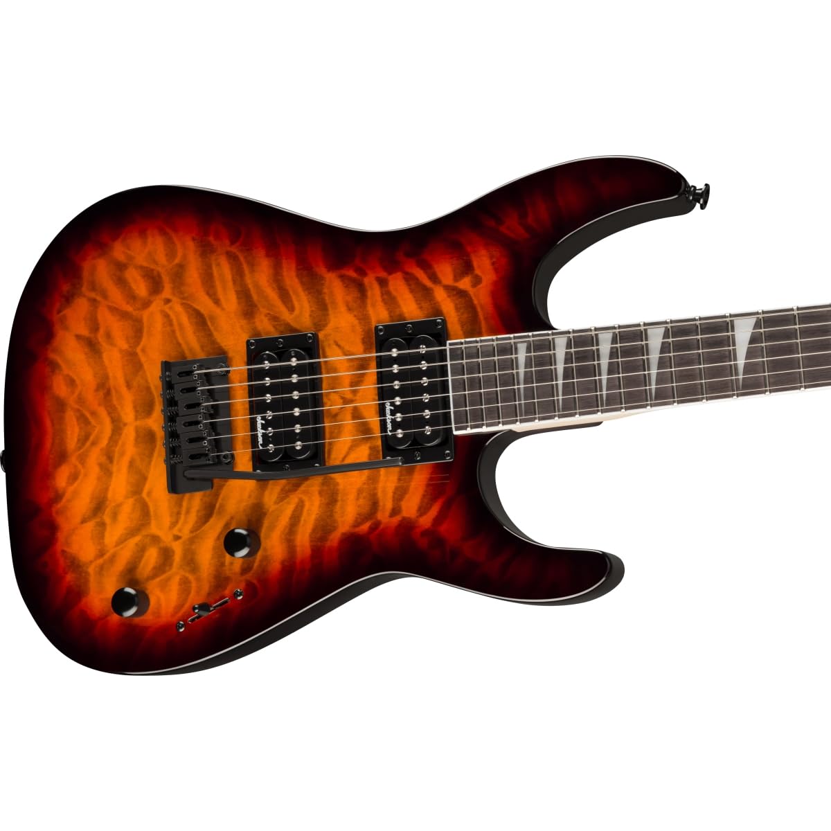Amazon | Jackson/JS Series Dinky JS20 DKQ 2PT Amaranth Fingerboard